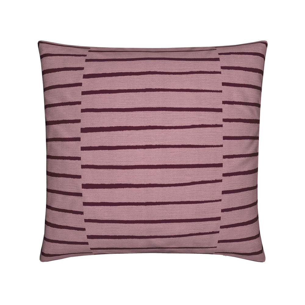 Sienna Stripe — Pink Striped Throw Pillow