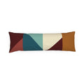 Color Block Lumbar Pillow