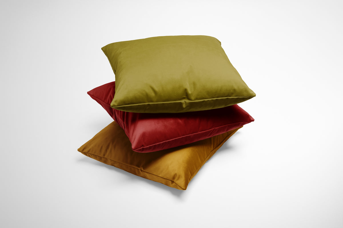 Solid Pillow Cover in Red